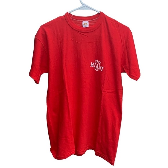 Vintage Miami U Tee Shirt 70s - Picture 1 of 3